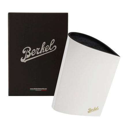 BERKEL | Universal Knife Block – White - Up to 6 Knives - Without Knives