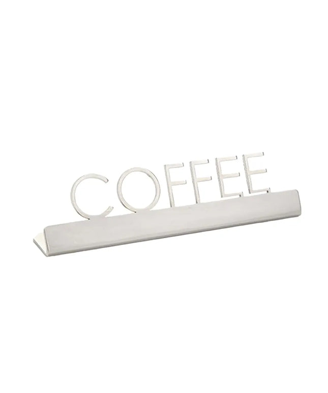Biển Bàn "Coffee" American Metalcraft SSC5 12.7 cm x 3.2 cm, Inox