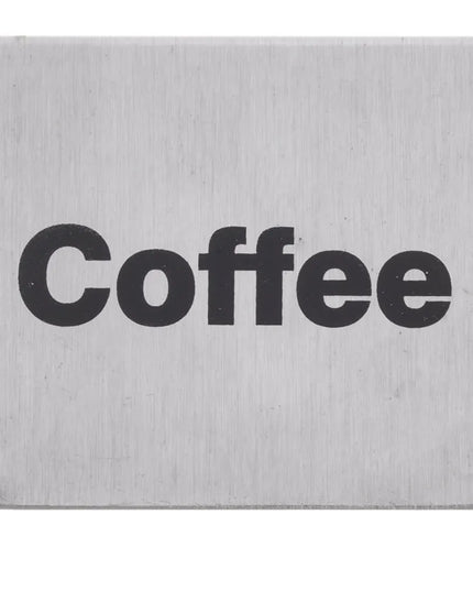 Biển Bàn "Coffee" Tablecraft B1 5.1 cm x 6.4 cm, Inox