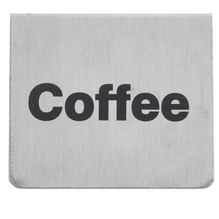 Biển Bàn "Coffee" Tablecraft B1 5.1 cm x 6.4 cm, Inox