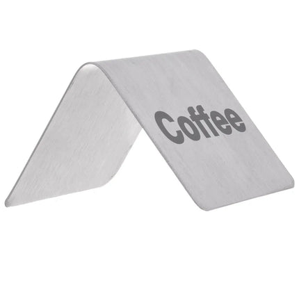 Biển Bàn "Coffee" Tablecraft B1 5.1 cm x 6.4 cm, Inox