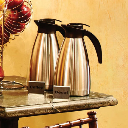 Biển Bàn "Decaf" Tablecraft B2 5.1 cm x 6.4 cm, Inox