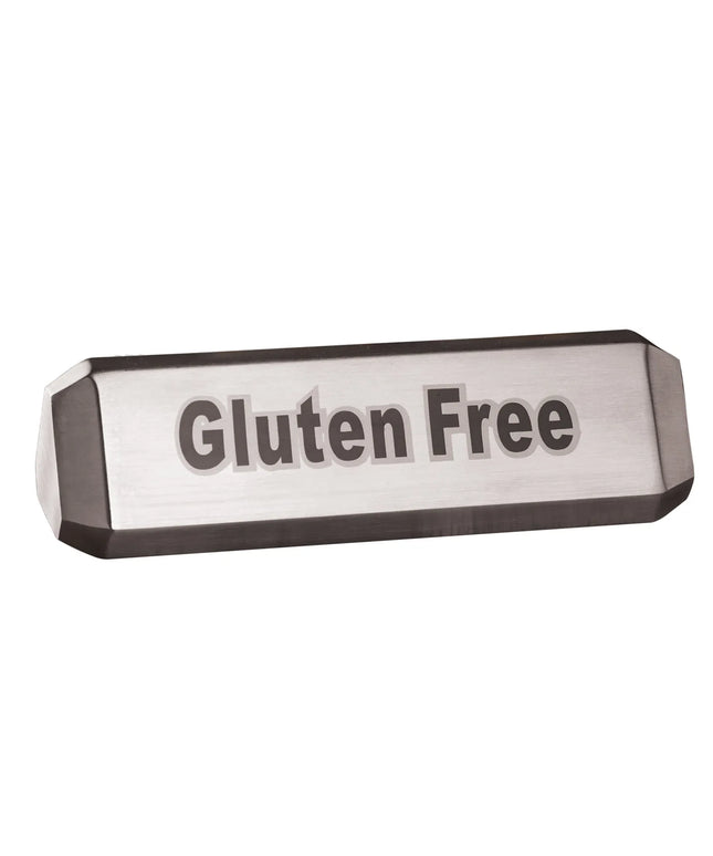 Biển Báo Bàn Ba Mặt "Vegan" "Vegetarian" "Gluten Free" American Metalcraft TTSVG3, Thép Không Gỉ