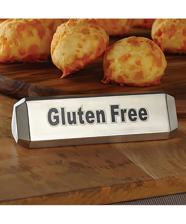 Biển Báo Bàn Ba Mặt "Vegan" "Vegetarian" "Gluten Free" American Metalcraft TTSVG3, Thép Không Gỉ
