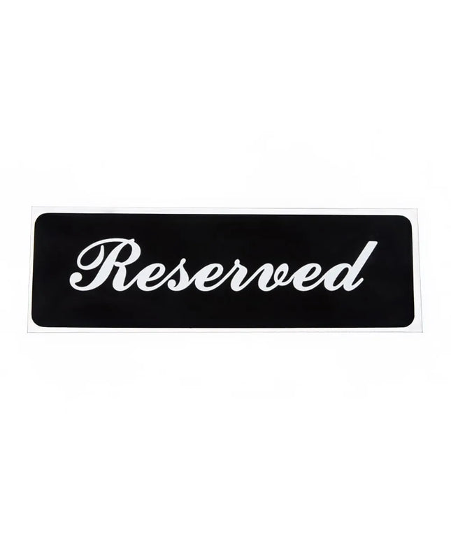 Biển Báo Bàn "Reserved" Vollrath 4135 7.6 cm x 22.9 cm