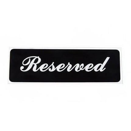 Biển Báo Bàn "Reserved" Vollrath 4135 7.6 cm x 22.9 cm