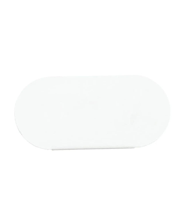 Biển Báo Bàn Trắng Cal-Mil 23401-15 11.4 cm x 5.1 cm, Kim Loại, Trắng