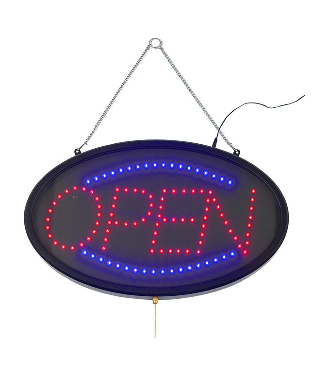 Biển Báo OPEN Winco LED-10 - Đèn LED, 3 Kiểu Nhấp Nháy