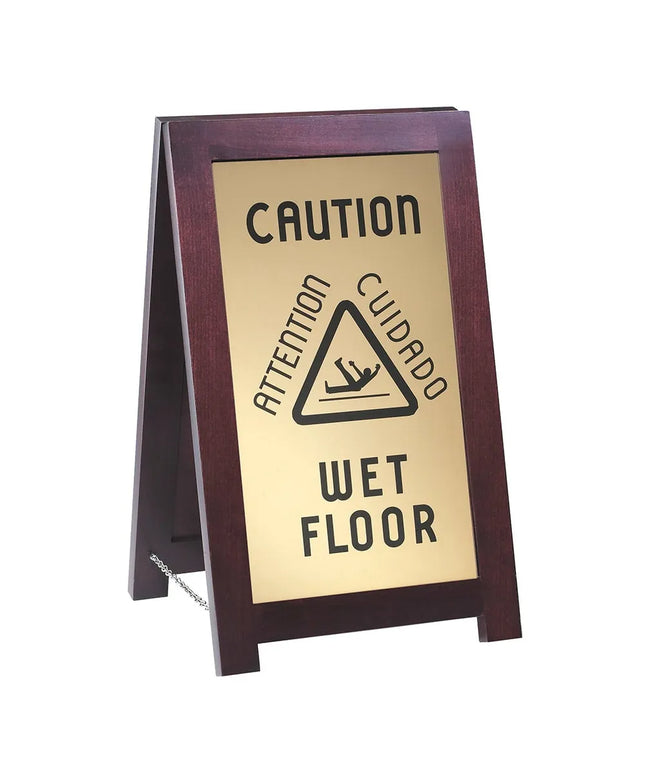 Biển Báo Sàn Ướt Cal-Mil 851-WET Khung Gỗ 30.5 x 10.2 x 50.8 cm
