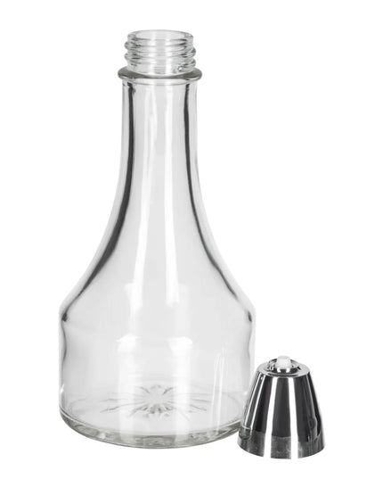 Bình Đựng Dầu Giấm Tablecraft 608 237 ml Nắp Chrome - Thủy Tinh, Trong Suốt