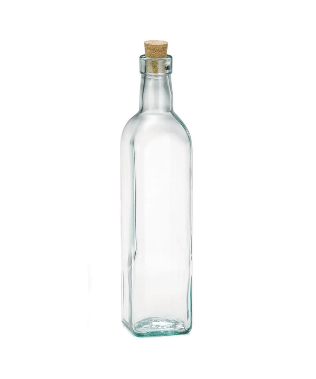 Bình Đựng Dầu Giấm Tablecraft 616 473 ml Nút Bần - Thủy Tinh, Xanh Lá Nhạt