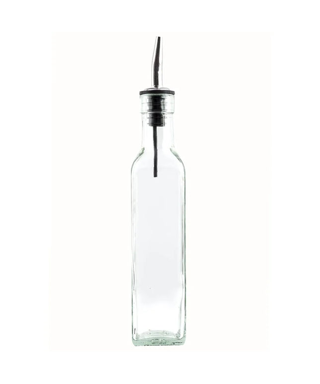 Bình Đựng Dầu Giấm Tablecraft 9085 251 ml Vòi Rót Inox - Thủy Tinh, Xanh Lá Nhạt