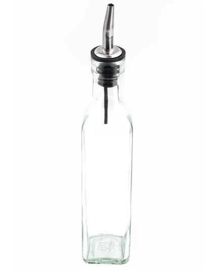 Bình Đựng Dầu Giấm Tablecraft 9085 251 ml Vòi Rót Inox - Thủy Tinh, Xanh Lá Nhạt