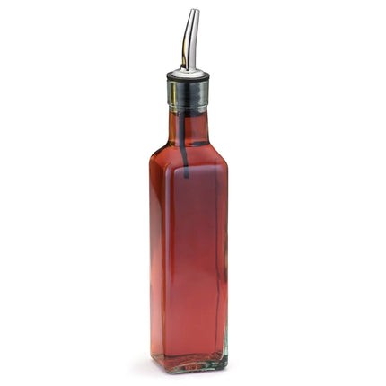 Bình Đựng Dầu Giấm Tablecraft 9085 251 ml Vòi Rót Inox - Thủy Tinh, Xanh Lá Nhạt