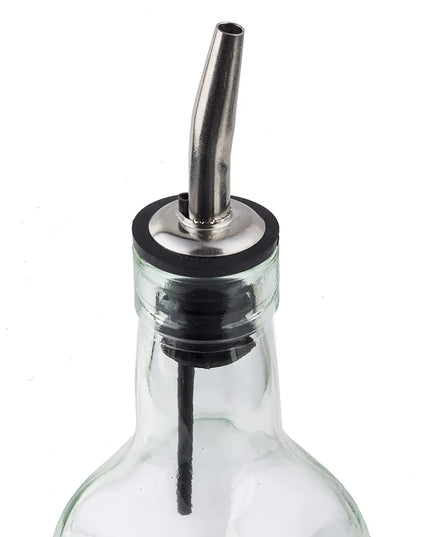 Bình Đựng Dầu Giấm Tablecraft 916 473 ml Vòi Rót Inox - Thủy Tinh, Xanh Lá Nhạt