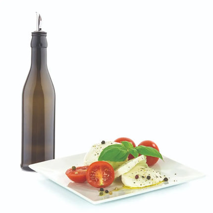 Bình Đựng Dầu Giấm Tablecraft H92006 503 ml Vòi Rót Inox - Thủy Tinh, Xanh Đậm