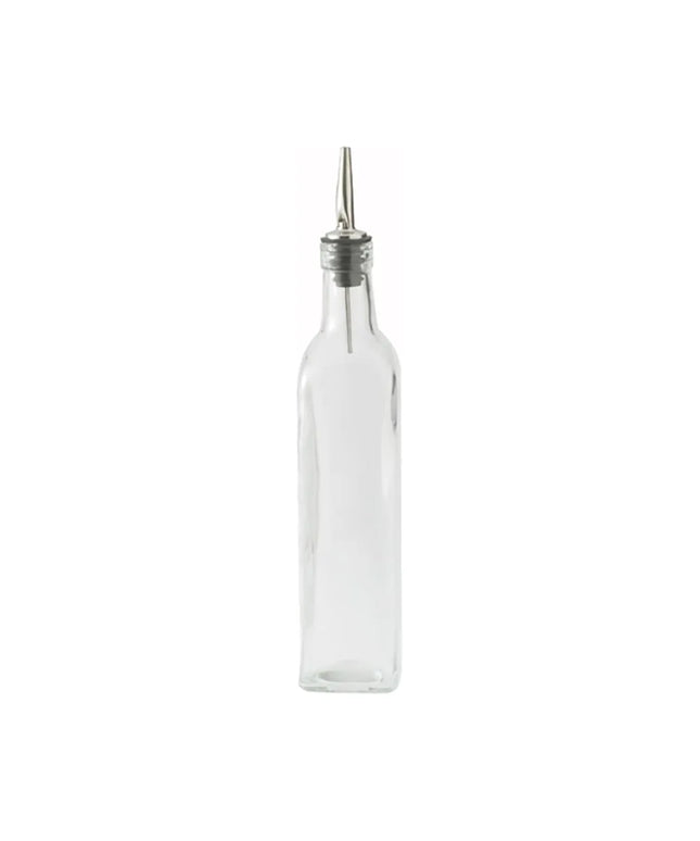 Bình Đựng Dầu Giấm Winco GOB-16 473 ml Vòi Rót Inox - Thủy Tinh, Trong Suốt