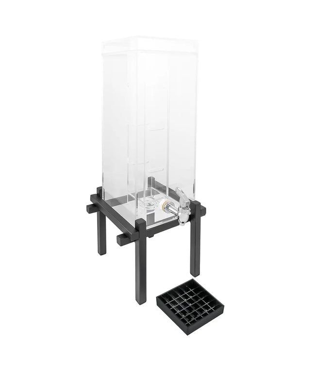 Bình Đựng Nước Cal-Mil 1132-3INF-13 11.4 lít Bình Nhựa, Đế Đen, Ống Lọc Trái Cây
