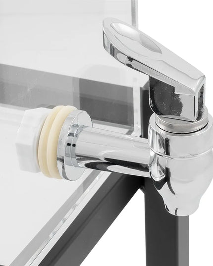 Bình Đựng Nước Cal-Mil 1132-3INF-13 11.4 lít Bình Nhựa, Đế Đen, Ống Lọc Trái Cây