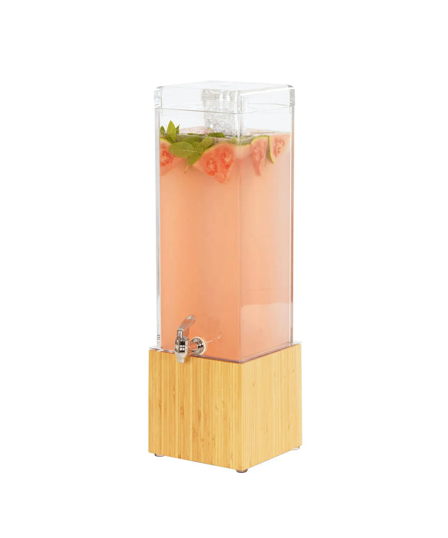 Bình Đựng Nước Cal-Mil 1527-3-60 11.4 lít Kèm Ống Đá - Thân Nhựa, Đế Tre