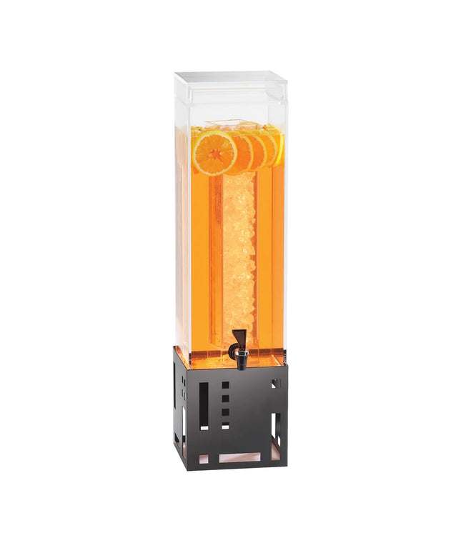 Bình Đựng Nước Cal-Mil 1602-3INF-13 11.4 lít Bình Nhựa, Đế Đen, Ống Lọc Trái Cây