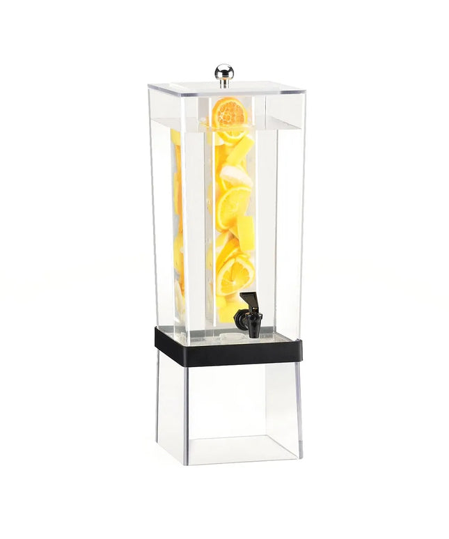 Bình Đựng Nước Cal-Mil 2016INF-13 11.4 lít Kèm Infuser - Thân Nhựa, Đế Trong Suốt/Đen