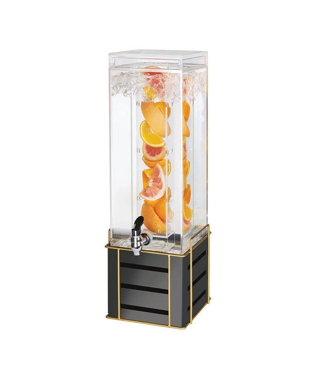 Bình Đựng Nước Cal-Mil 22090-3INF-90 11.4 lít Bình Nhựa, Đế Thép Đen, Ngăn Lọc Trái Cây