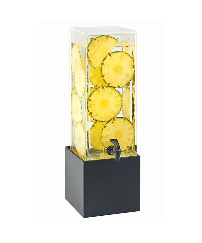 Bình Đựng Nước Cal-Mil 3697-3-96 11.4 lít Bình Nhựa, Đế Midnight, Ống Lọc Trái Cây