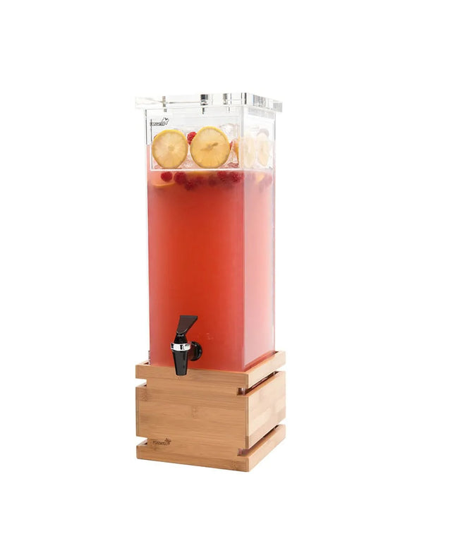 Bình Đựng Nước Rosseto LD112 7.6 lít Bình Nhựa, Đế Tre, Giỏ Đá