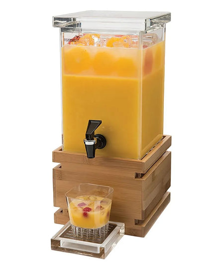 Bình Đựng Nước Rosseto LD116 3.8 lít Kèm Giỏ Đá - Thân Nhựa, Đế Tre