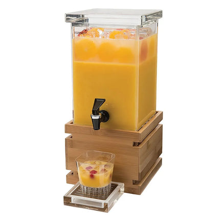 Bình Đựng Nước Rosseto LD116 3.8 lít Kèm Giỏ Đá - Thân Nhựa, Đế Tre