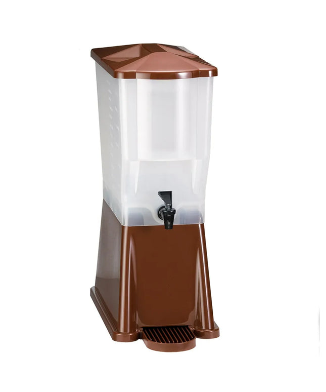Bình Đựng Nước Tablecraft 354DP 11.4 lít Slimline Bình Nhựa, Đế Nhựa Nâu