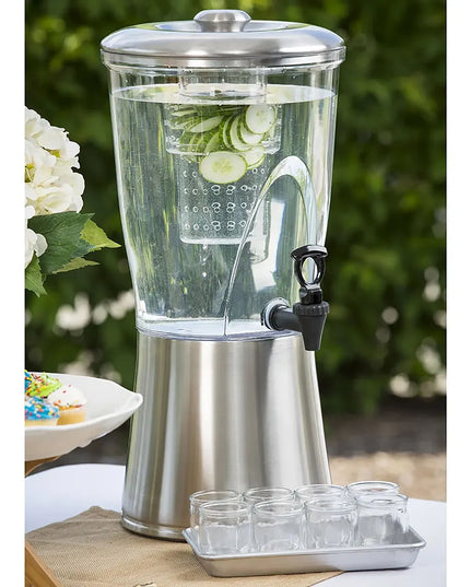 Bình Đựng Nước Tablecraft N175 13.2 lít Có Ống Lọc - Thân Nhựa, Đế Inox