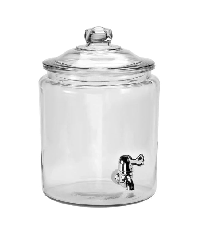 Bình Đựng Nước Thủy Tinh Anchor Hocking Heritage Hill 93339AHG17 Tròn 7.6 lít - Trong Suốt