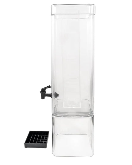 Bình Đựng Nước Thủy Tinh Cal-Mil 1112-3INF Vuông 11.4 lít Ngăn Infuser - Trong Suốt