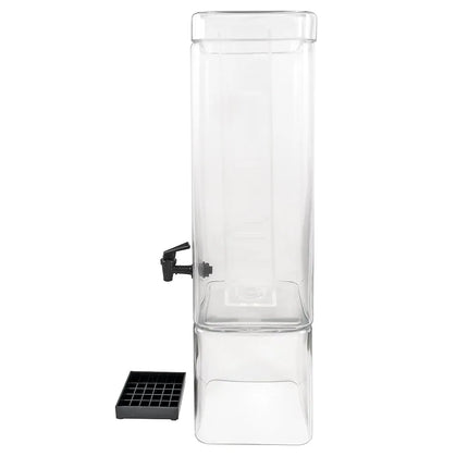 Bình Đựng Nước Thủy Tinh Cal-Mil 1112-3INF Vuông 11.4 lít Ngăn Infuser - Trong Suốt