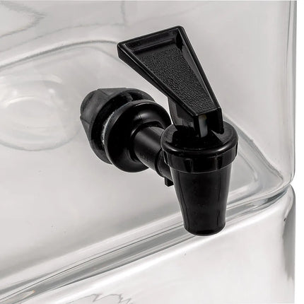 Bình Đựng Nước Thủy Tinh Cal-Mil 1112-3INF Vuông 11.4 lít Ngăn Infuser - Trong Suốt