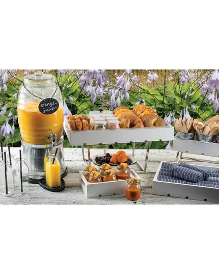 Bình Đựng Nước Thủy Tinh Cal-Mil Tablecraft BDG1000 Beehive™ Tròn 9.5 lít Kèm Infuser - Trong Suốt