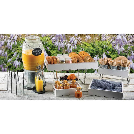 Bình Đựng Nước Thủy Tinh Cal-Mil Tablecraft BDG1000 Beehive™ Tròn 9.5 lít Kèm Infuser - Trong Suốt