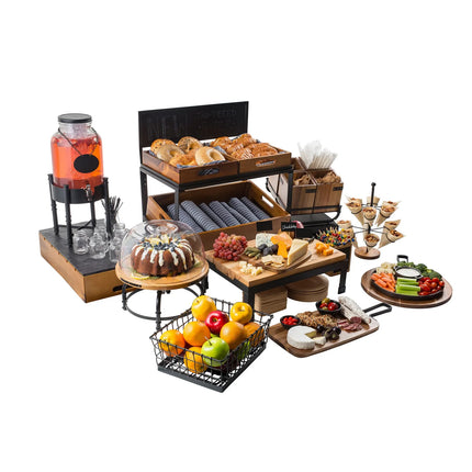 Bình Đựng Nước Thủy Tinh Tablecraft 10090 Industrial Collection™ Tròn 7.6 lít Kèm Lõi Đá & Infuser - Trong Suốt