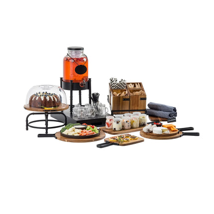 Bình Đựng Nước Thủy Tinh Tablecraft 10090 Industrial Collection™ Tròn 7.6 lít Kèm Lõi Đá & Infuser - Trong Suốt