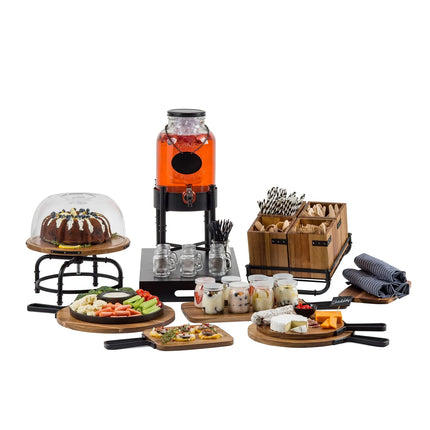 Bình Đựng Nước Thủy Tinh Tablecraft 10090 Industrial Collection™ Tròn 7.6 lít Kèm Lõi Đá & Infuser - Trong Suốt