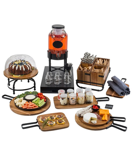 Bình Đựng Nước Thủy Tinh Tablecraft 10090 Industrial Collection™ Tròn 7.6 lít Kèm Lõi Đá & Infuser - Trong Suốt
