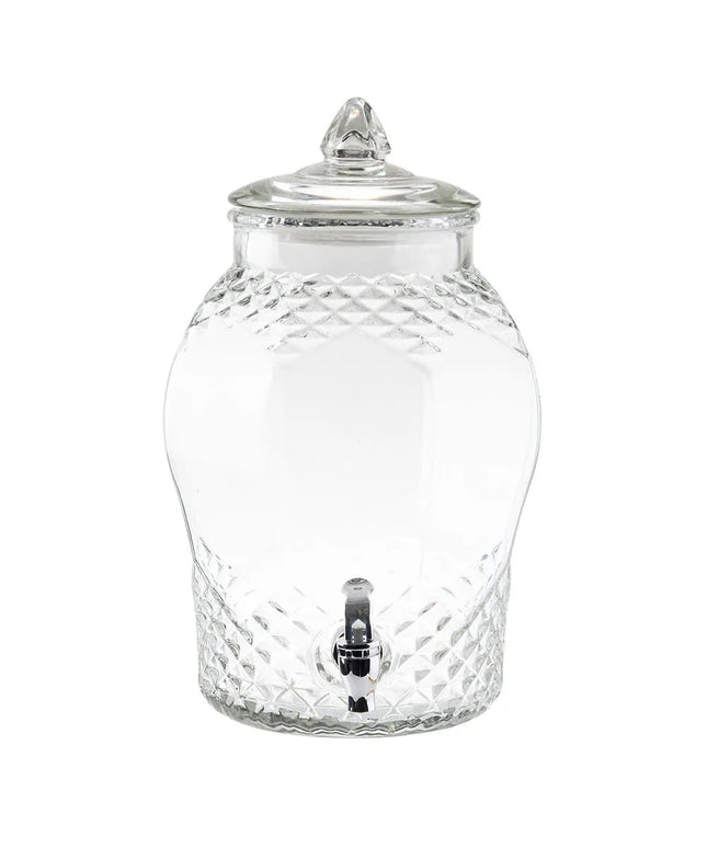 Bình Đựng Nước Thủy Tinh Tablecraft 10699 Tròn 7.6 lít - Trong Suốt
