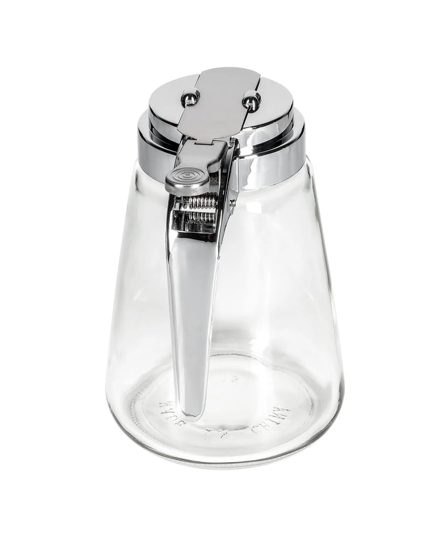 Bình Đựng Siro Chống Nhỏ Giọt Tablecraft 1371CP Trụ Tròn 355 ml - Thủy Tinh, Nắp ABS Mạ Chrome