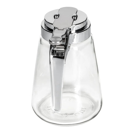 Bình Đựng Siro Chống Nhỏ Giọt Tablecraft 1371CP Trụ Tròn 355 ml - Thủy Tinh, Nắp ABS Mạ Chrome