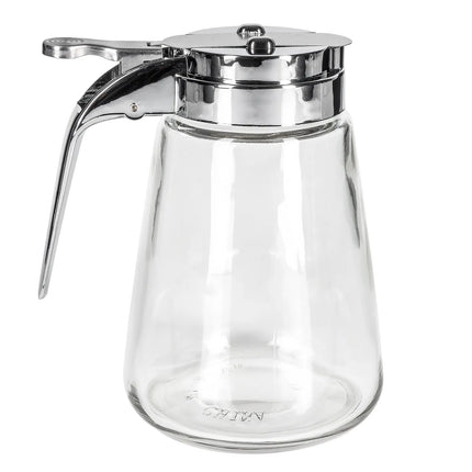 Bình Đựng Siro Chống Nhỏ Giọt Tablecraft 1371CP Trụ Tròn 355 ml - Thủy Tinh, Nắp ABS Mạ Chrome