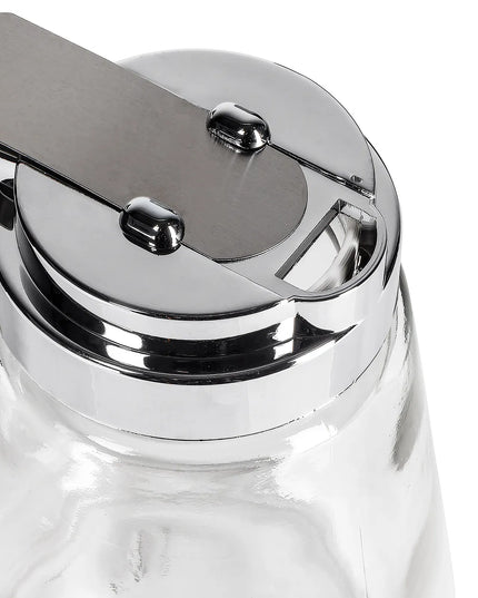 Bình Đựng Siro Chống Nhỏ Giọt Tablecraft 1371CP Trụ Tròn 355 ml - Thủy Tinh, Nắp ABS Mạ Chrome