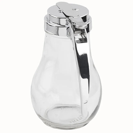 Bình Đựng Siro Chống Nhỏ Giọt Tablecraft 414 Giọt Nước 414 ml - Thủy Tinh, Nắp Mạ Chrome