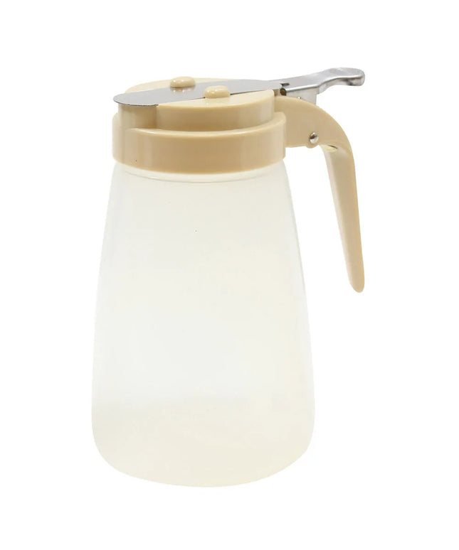 Bình Đựng Siro Chống Nhỏ Giọt Tablecraft PP10A Trụ Tròn 296 ml - Nhựa Polypropylene, Nắp ABS Almond